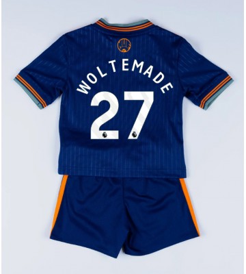 Newcastle United Nick Woltemade #27 Tercera Equipación Niños 2025-26 Manga Corta (+ Pantalones cortos)